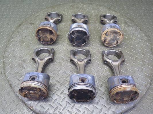 92-97 Lexus GS300 SC300 3.0L 2JZGE Set of 6 Engine Piston Connecting Rod OEM