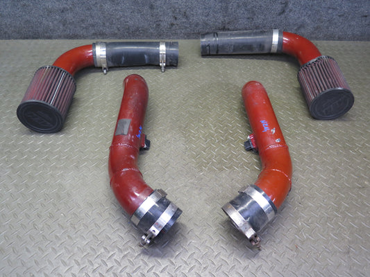 2014 Nissan Z34 370Z VQ37VHR Cold Air Intake Pipe w Filter & MAF Sensor KIT Set