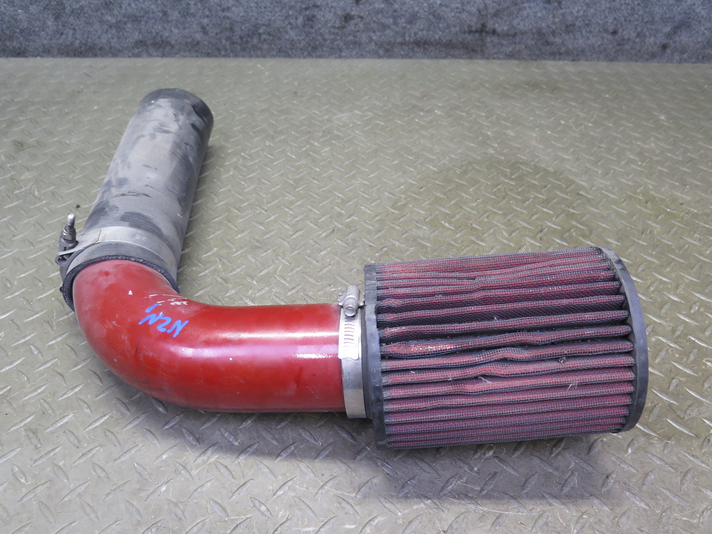 2014 Nissan Z34 370Z VQ37VHR Cold Air Intake Pipe w Filter & MAF Sensor KIT Set