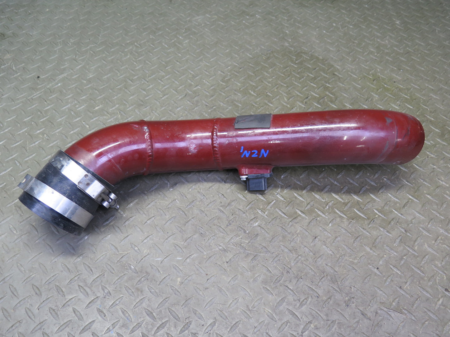2014 Nissan Z34 370Z VQ37VHR Cold Air Intake Pipe w Filter & MAF Sensor KIT Set