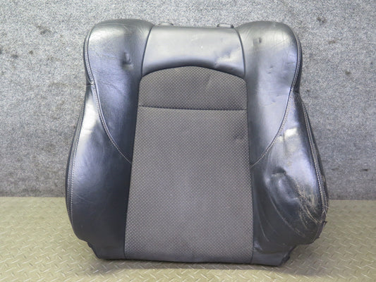 11-20 Nissan Z34 370Z Coupe Front Left Seat Upper Leather Cushion Black OEM