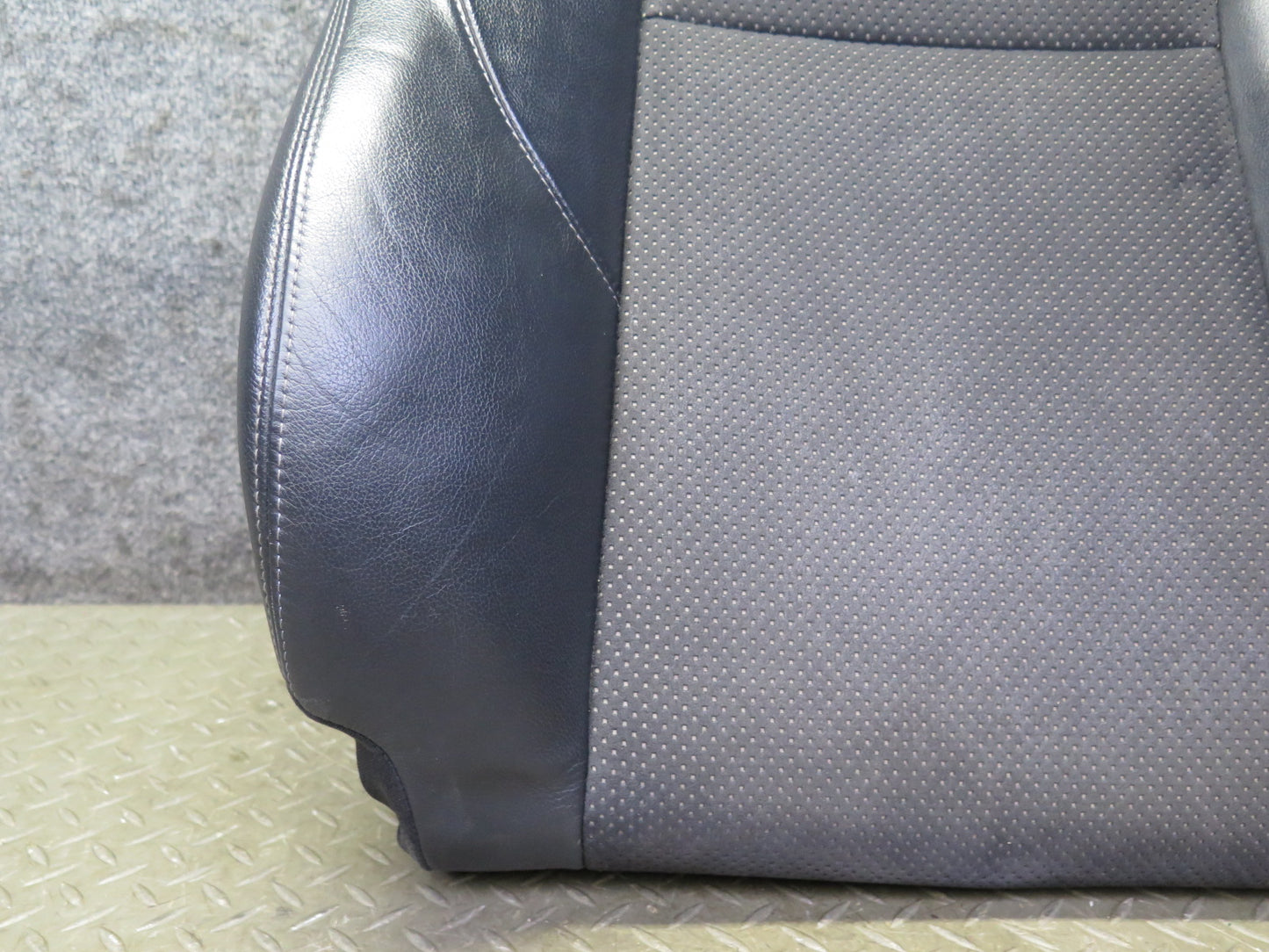 11-20 Nissan Z34 370Z Coupe Front Left Seat Upper Leather Cushion Black OEM