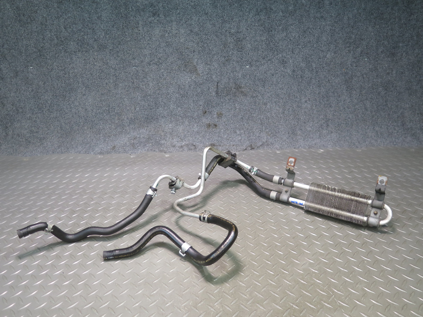 11-19 Nissan Z34 370Z Coupe Power Steering Hose Pipe Line w Oil Cooler OEM