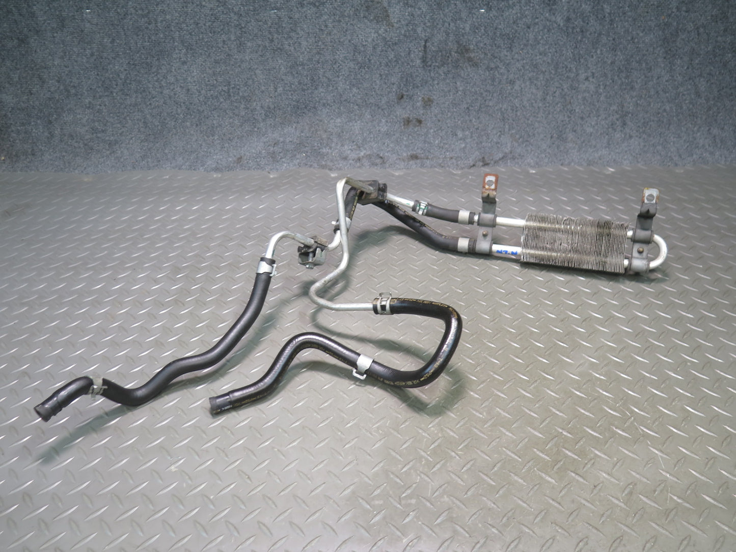 11-19 Nissan Z34 370Z Coupe Power Steering Hose Pipe Line w Oil Cooler OEM