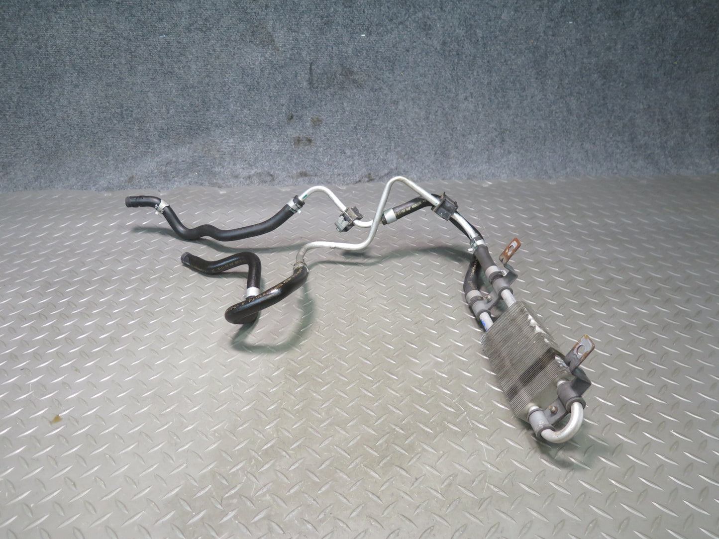11-19 Nissan Z34 370Z Coupe Power Steering Hose Pipe Line w Oil Cooler OEM
