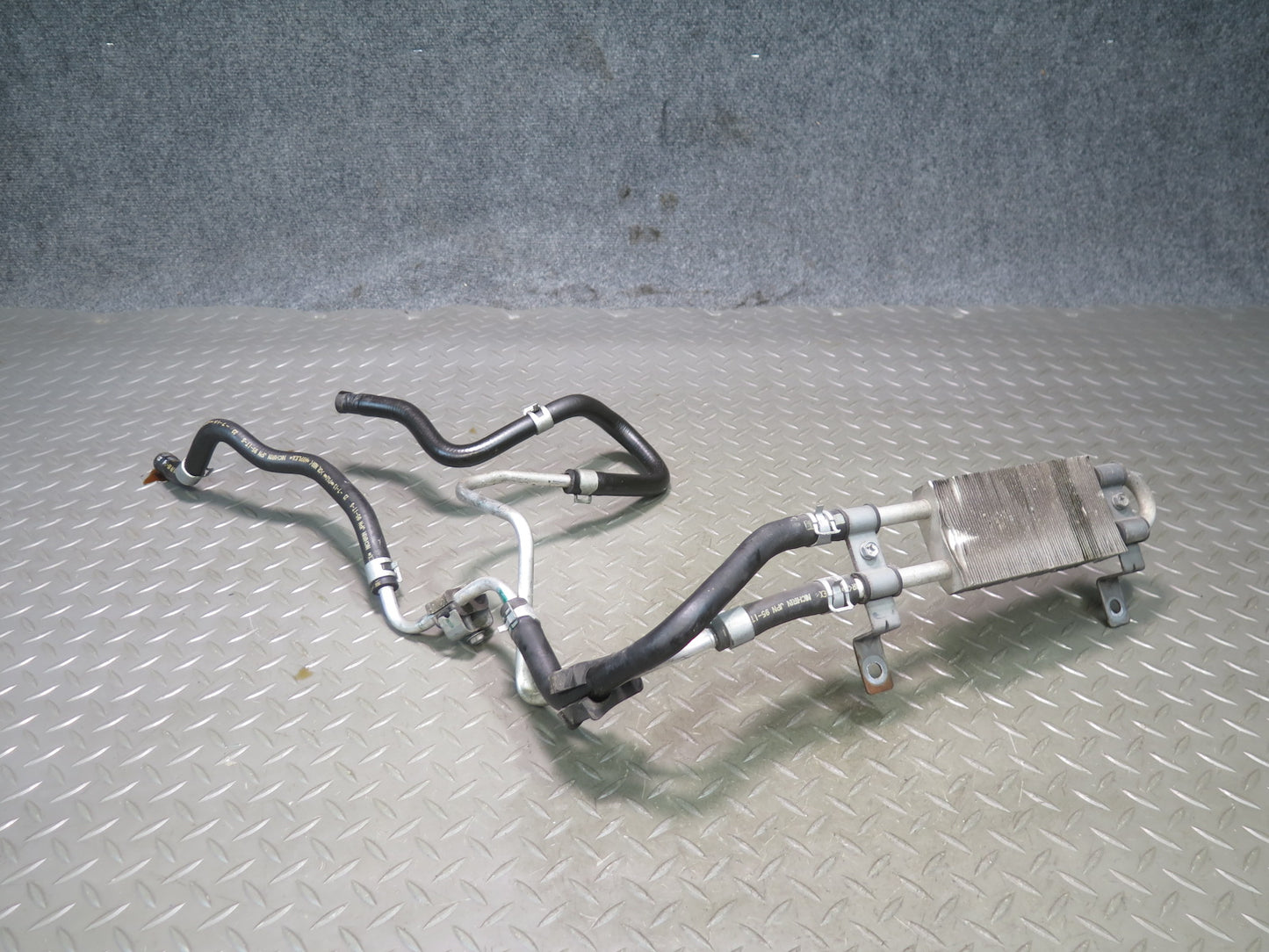 11-19 Nissan Z34 370Z Coupe Power Steering Hose Pipe Line w Oil Cooler OEM