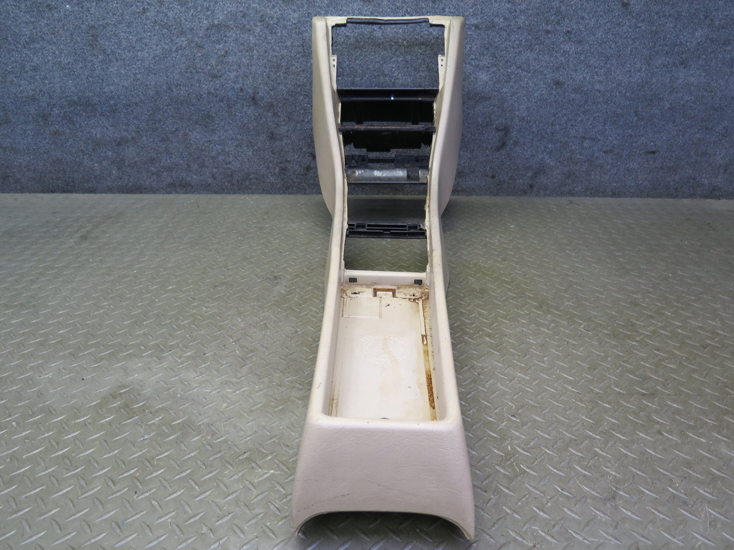 90-95 Mercedes W124 300D Center Console Trim Panel Cover Beige OEM