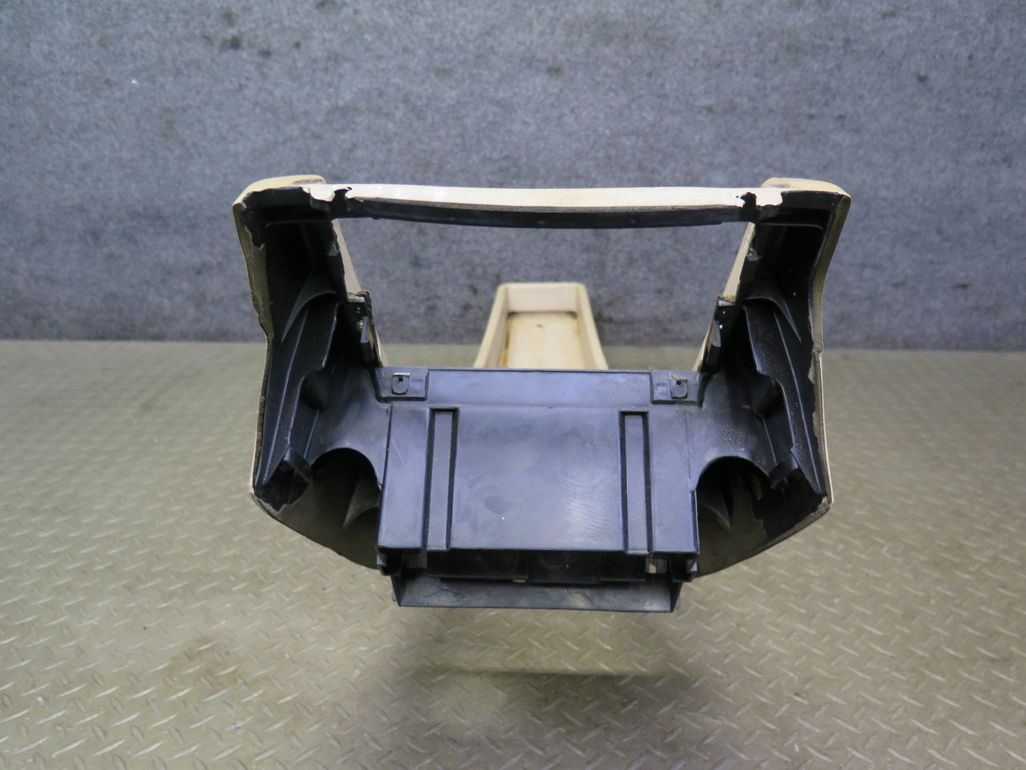90-95 Mercedes W124 300D Center Console Trim Panel Cover Beige OEM