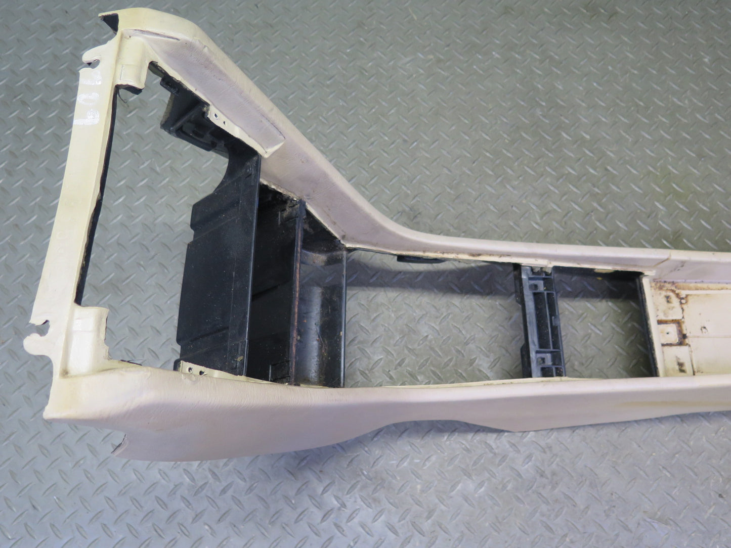 90-95 Mercedes W124 300D Center Console Trim Panel Cover Beige OEM