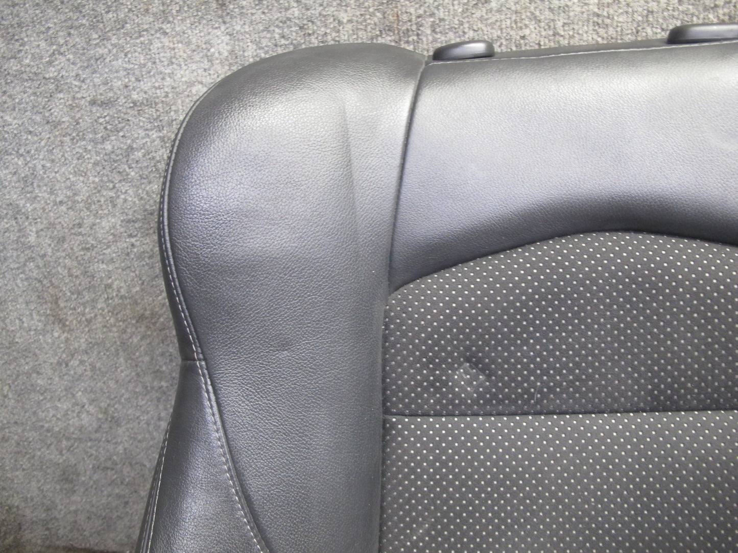 11-20 Nissan Z34 370Z Coupe Front Right Seat Upper Leather Cushion Black OEM