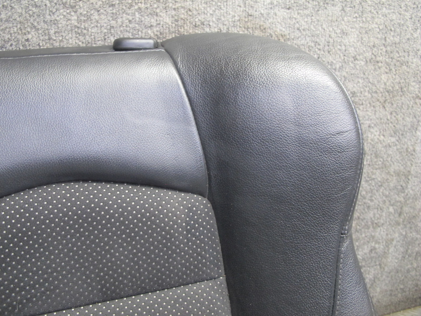 11-20 Nissan Z34 370Z Coupe Front Right Seat Upper Leather Cushion Black OEM