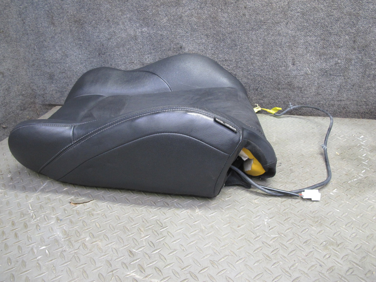 11-20 Nissan Z34 370Z Coupe Front Right Seat Upper Leather Cushion Black OEM