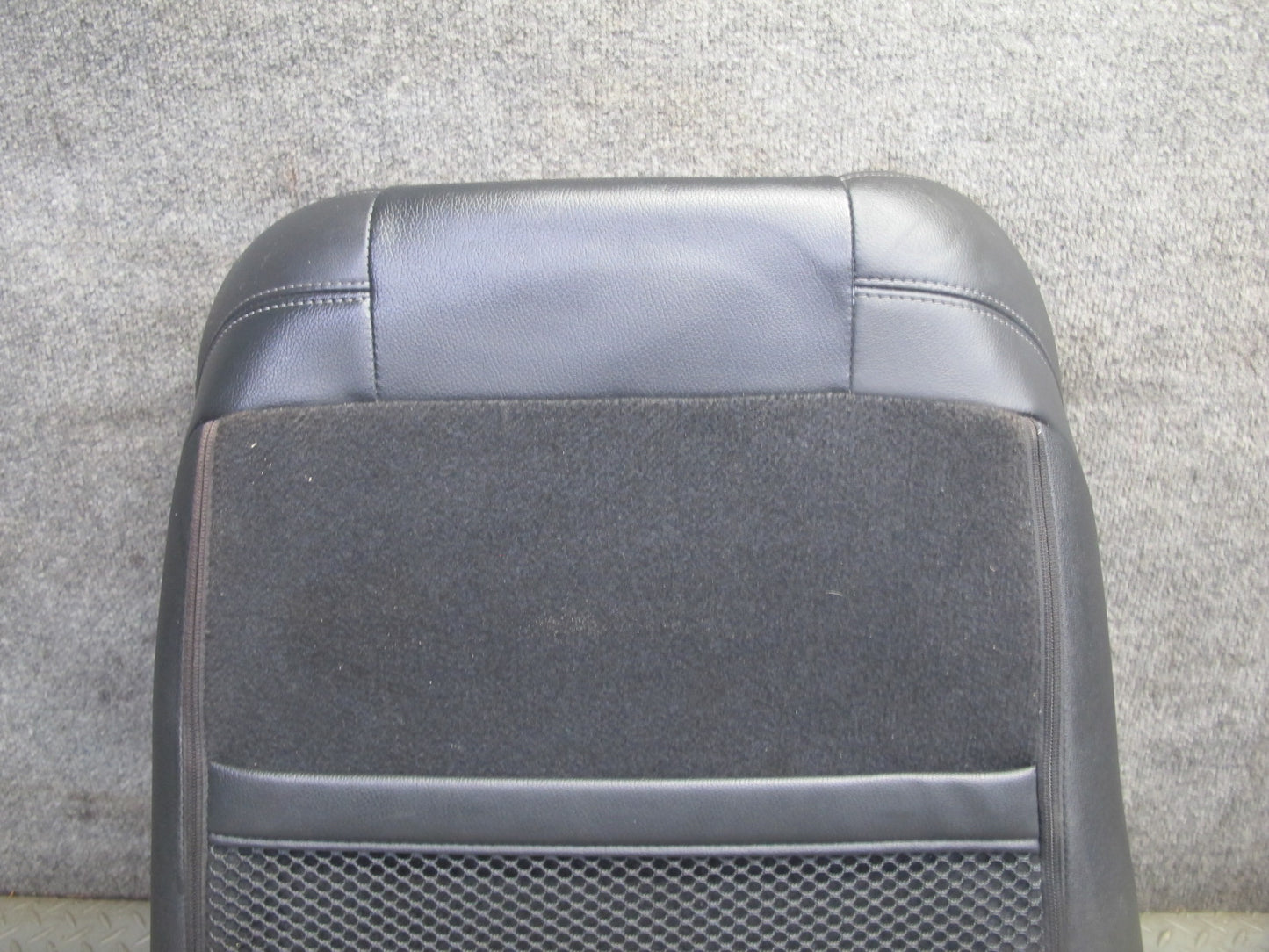 11-20 Nissan Z34 370Z Coupe Front Right Seat Upper Leather Cushion Black OEM