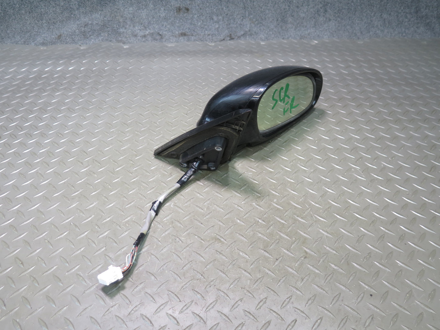 02-05 Lexus SC430 Right Door Side View Exterior Heated Memory Mirror Black OEM