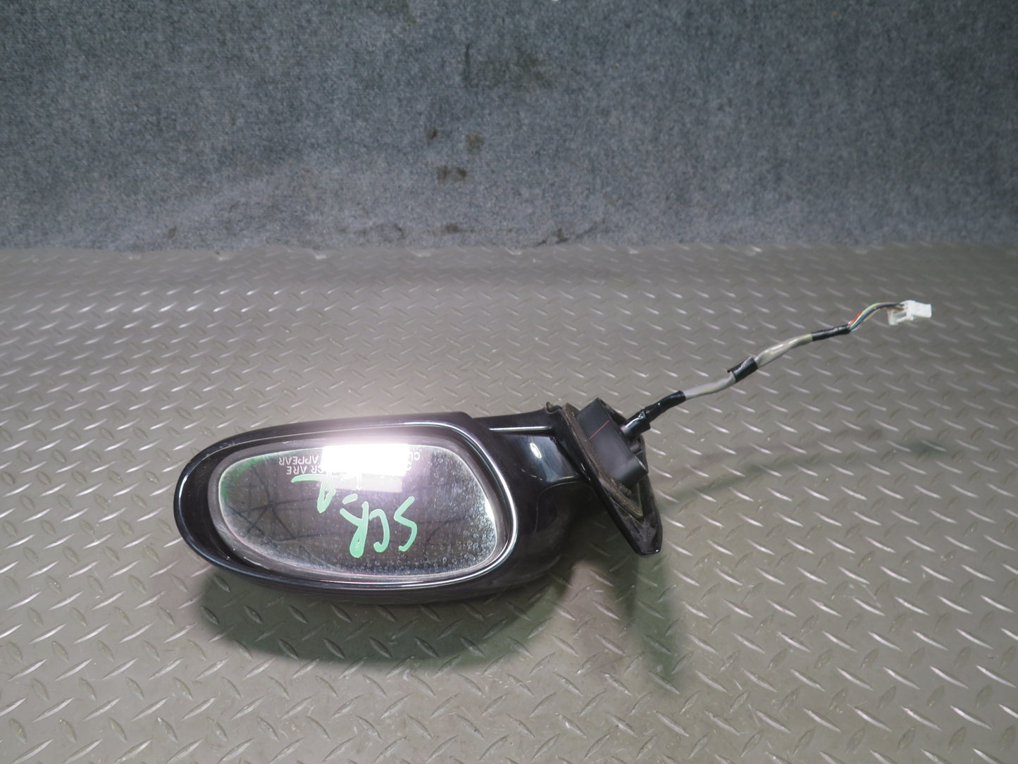 02-05 Lexus SC430 Right Door Side View Exterior Heated Memory Mirror Black OEM
