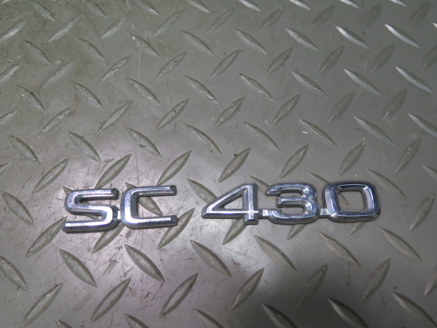 02-10 Lexus Z40 SC430 Rear Trunk Lid Ornament Emblem Logo Badge Set OEM