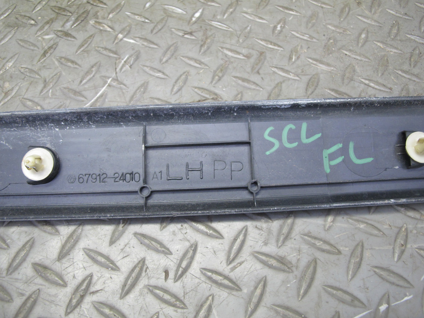 92-00 Lexus UZZ30L SC300 SC400 Set of 2 Door Scuff Sill Plate Trim Panel OEM