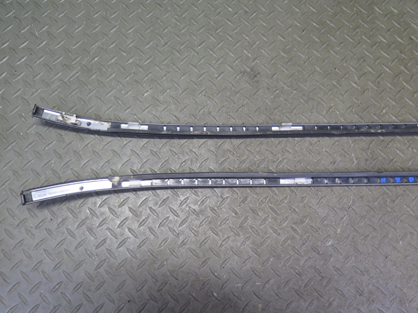 90-96 Nissan Z32 300ZX 2+2 Front Windshield Right & Left Molding Trim Set OEM