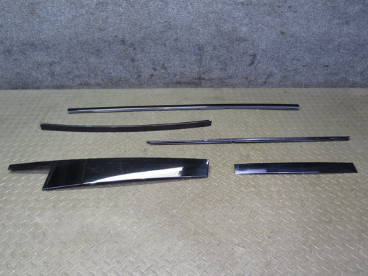 11-17 BMW F25 X3 Rear Right Door Window Exterior Trim Molding Panel Set OEM