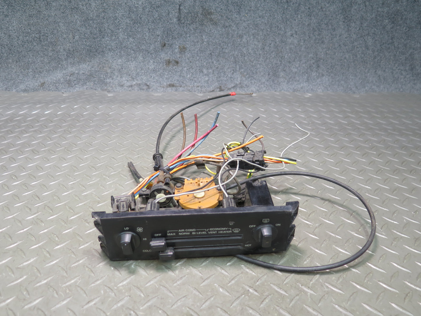 84-89 Chevrolet Corvette C4 Coupe A/C Heater Climate Control Switch Panel OEM