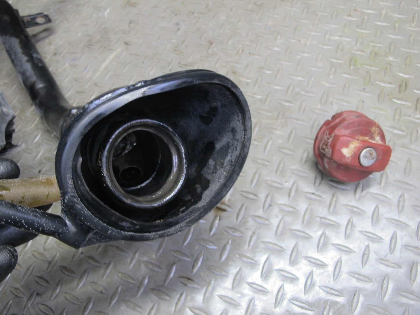 86-88 VW Scirocco MK2 Fuel Line Gas Tank Filler Neck w Cap & Vent Pipe Set OEM