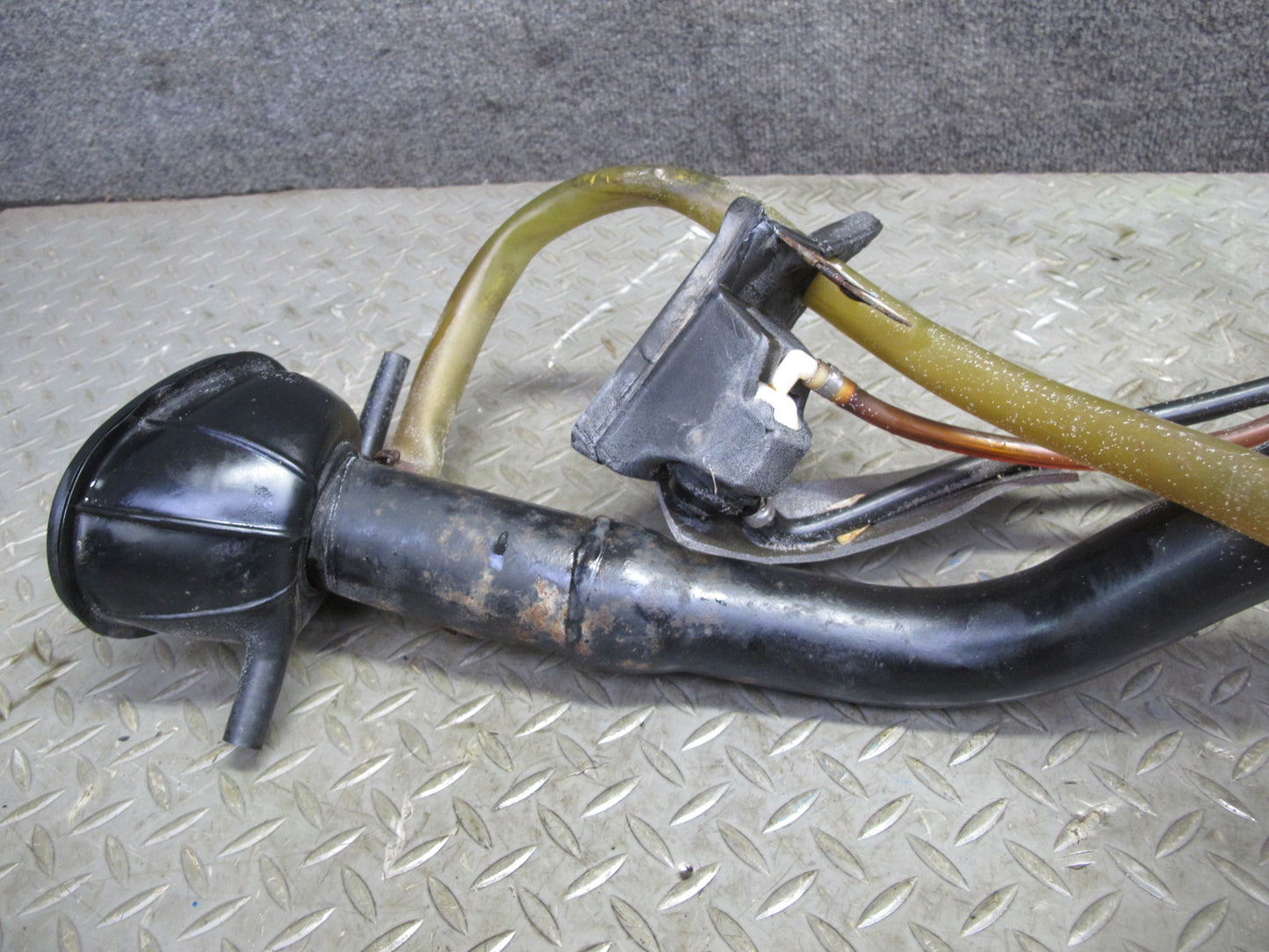 86-88 VW Scirocco MK2 Fuel Line Gas Tank Filler Neck w Cap & Vent Pipe Set OEM