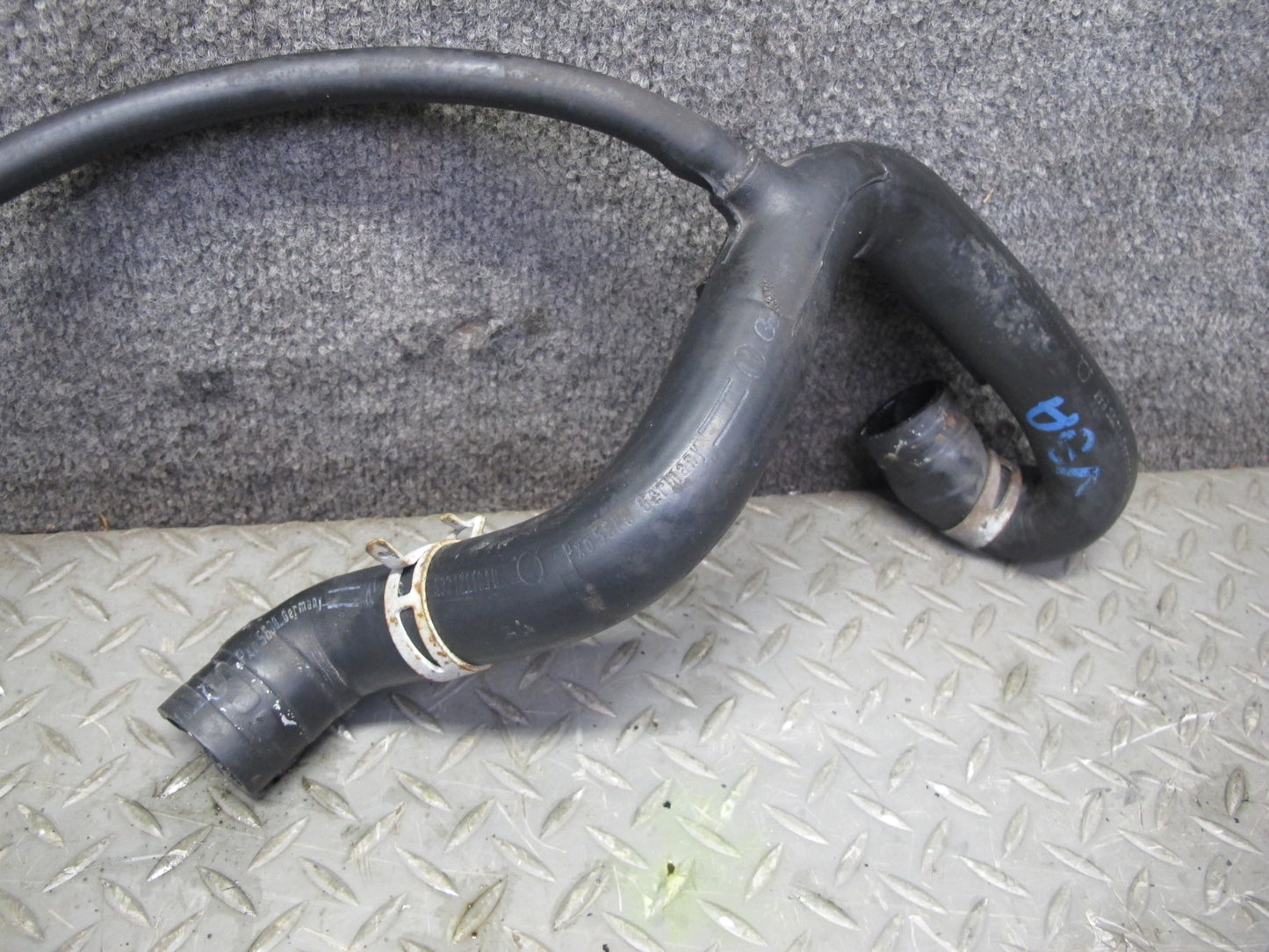 86-89 VW Scirocco MK2 16V Engine Set of 2 Radiator Coolant Hose Pipe OEM