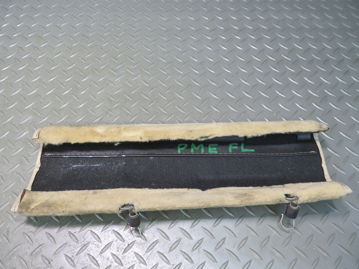 94-95 Mercedes W124 300D Front Left Seat Trim Cover Panel w Carpet Set OEM