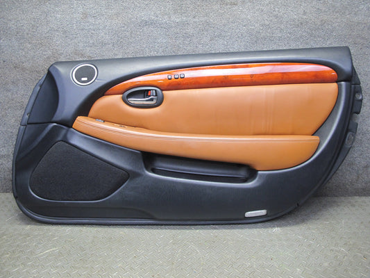 02-10 Lexus SC430 UZZ40L Right Door Interior Trim Cover Panel Saddle Black OEM