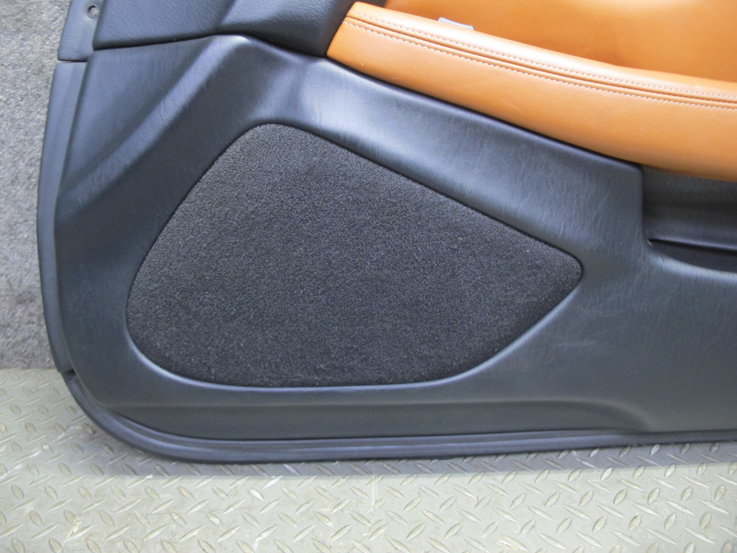 02-10 Lexus SC430 UZZ40L Right Door Interior Trim Cover Panel Saddle Black OEM