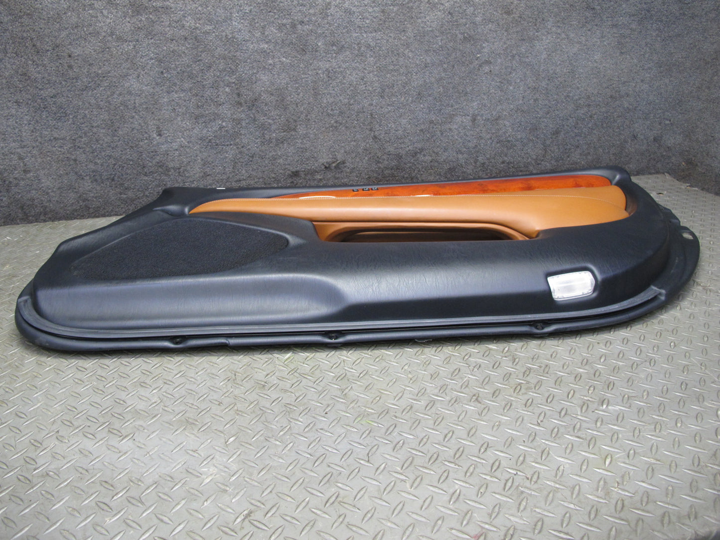 02-10 Lexus SC430 UZZ40L Right Door Interior Trim Cover Panel Saddle Black OEM