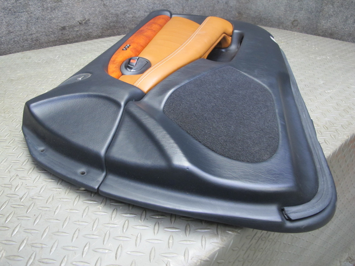 02-10 Lexus SC430 UZZ40L Right Door Interior Trim Cover Panel Saddle Black OEM