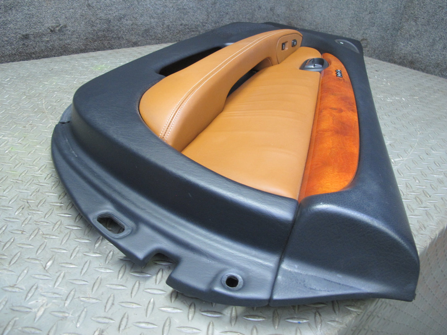02-10 Lexus SC430 UZZ40L Right Door Interior Trim Cover Panel Saddle Black OEM