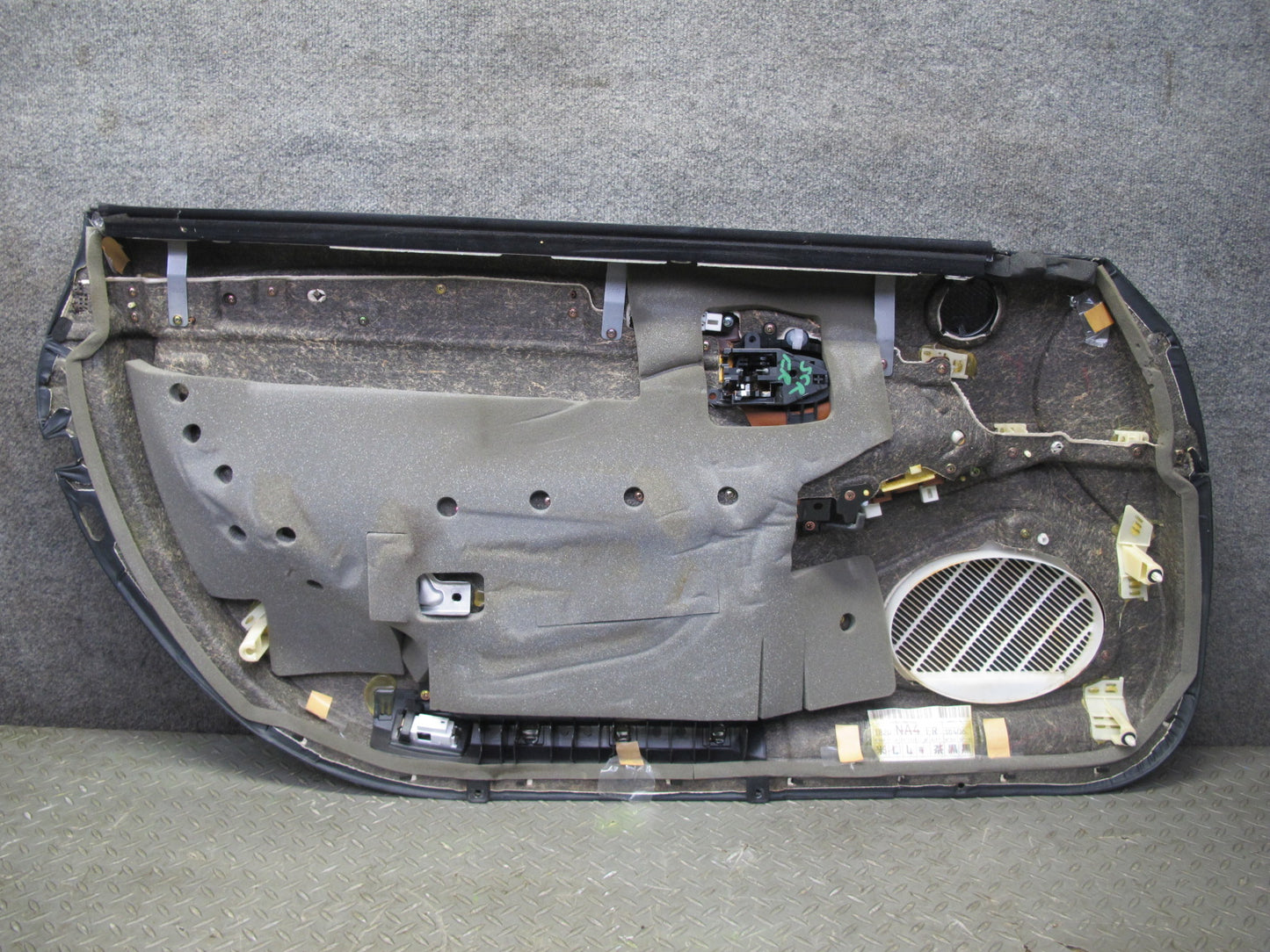 02-10 Lexus SC430 UZZ40L Right Door Interior Trim Cover Panel Saddle Black OEM