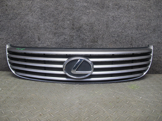 02-05 Lexus SC430 UZZ40L Front Bumper Grille Trim w Emblem OEM