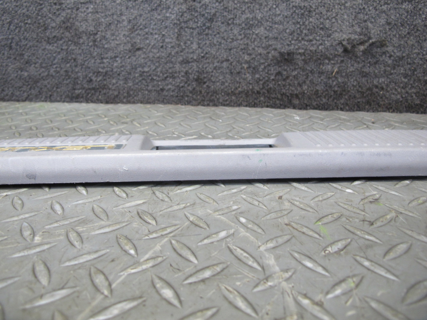 02-10 Lexus SC430 UZZ40L Rear Trunk Floor Finish Sill Scuff Plate Trim Panel OEM