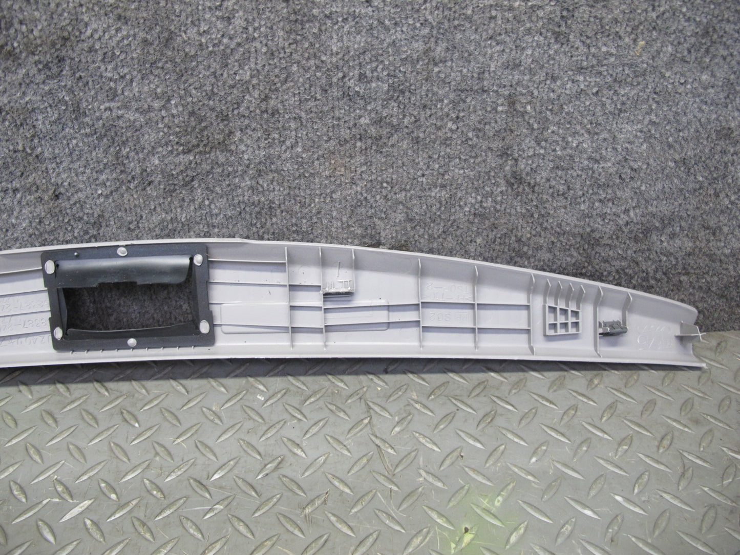 02-10 Lexus SC430 UZZ40L Rear Trunk Floor Finish Sill Scuff Plate Trim Panel OEM