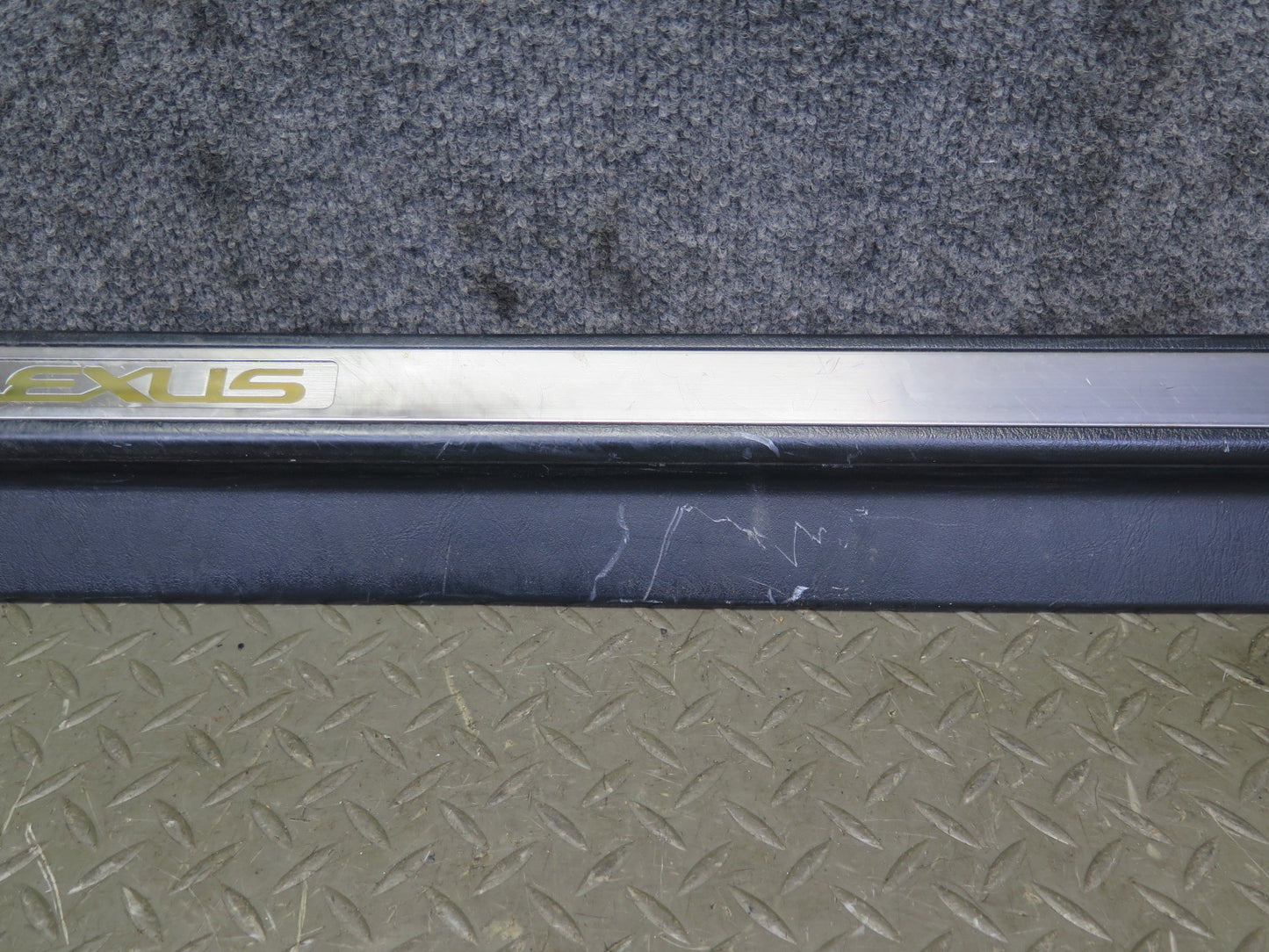 02-05 Lexus SC430 Set of 2 Left & Right Door Step Scuff Sill Plate Trim OEM