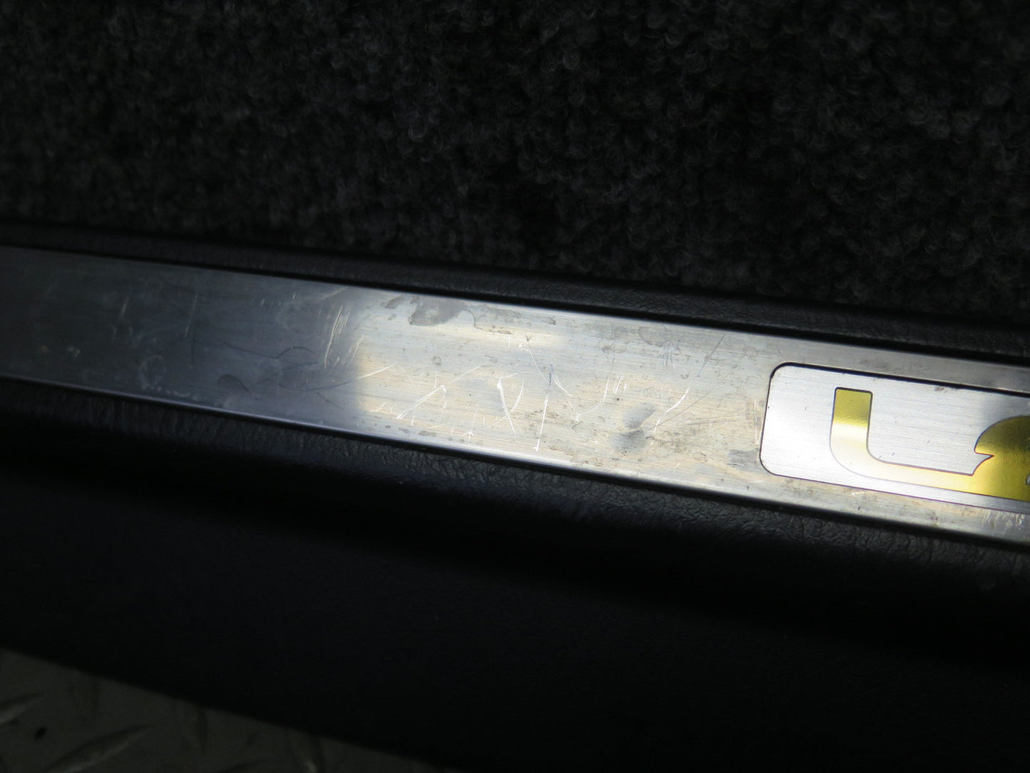 02-05 Lexus SC430 Set of 2 Left & Right Door Step Scuff Sill Plate Trim OEM