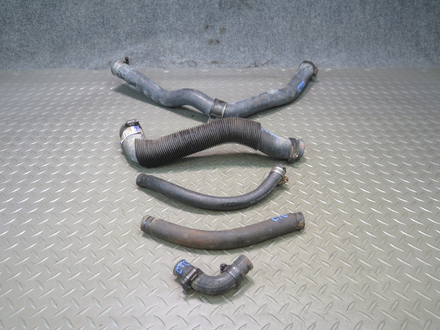 1984 Chevrolet Corvette C4 5.7L MT Engine Water Coolant Hose Pipe Line Set OEM