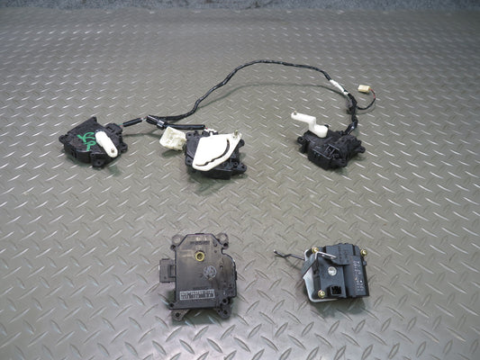 02-10 Lexus SC430 Set of 5 A/C Heater Flap Door Actuator Motor w Wiring OEM