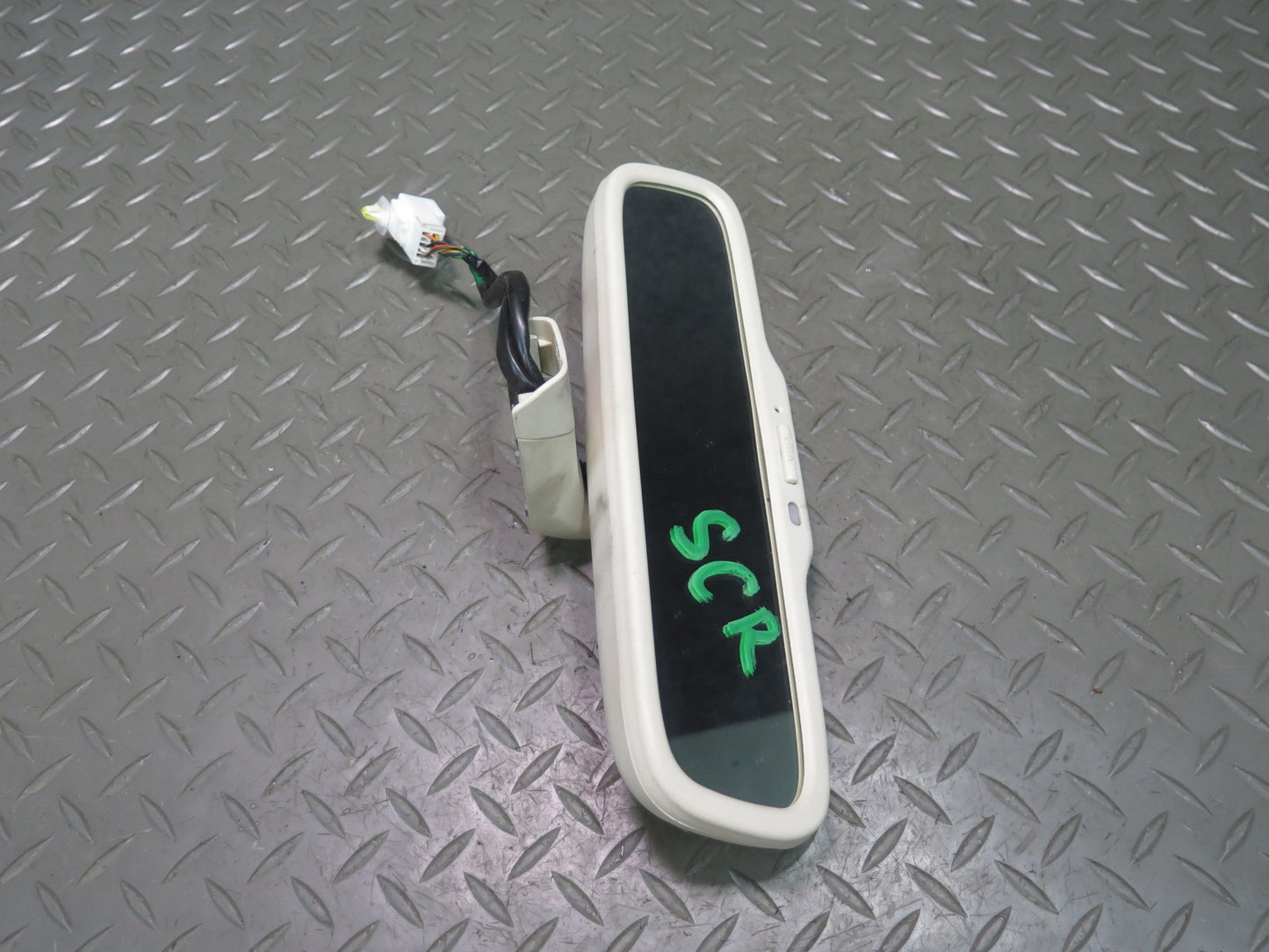 02-10 Lexus Z40 SC430 Auto Dimming Interior Rear View Mirror Ecru OEM