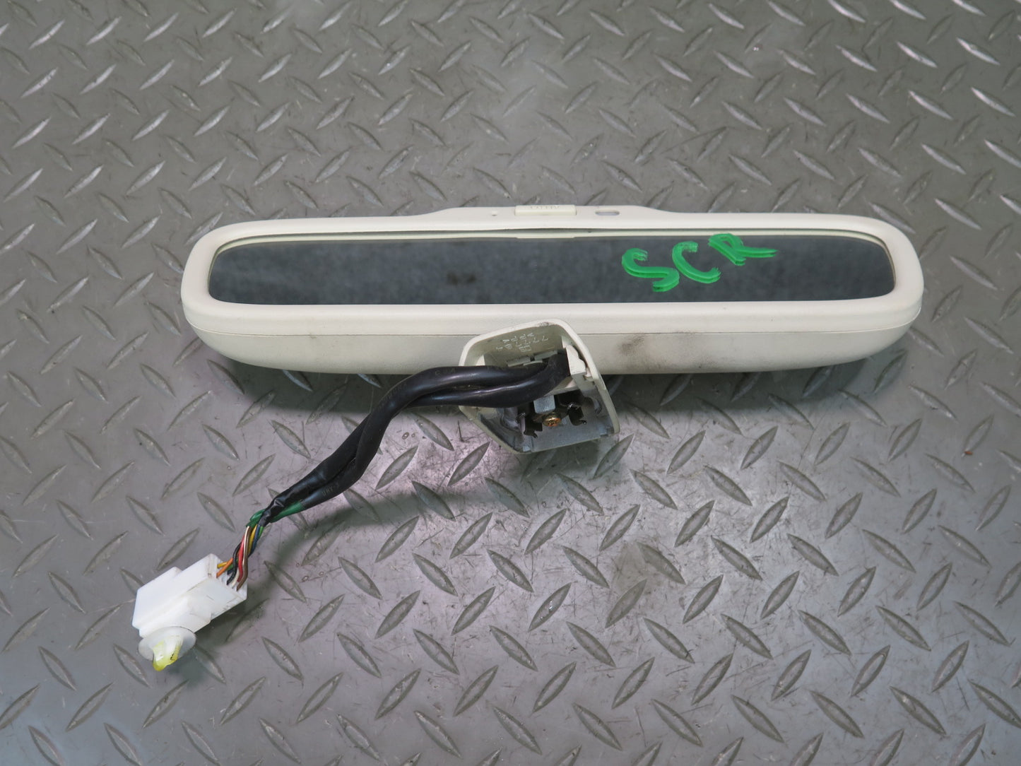 02-10 Lexus Z40 SC430 Auto Dimming Interior Rear View Mirror Ecru OEM
