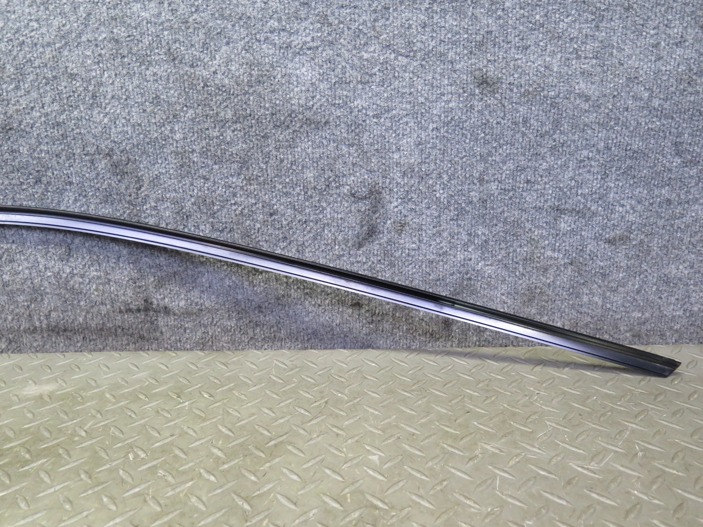 11-17 BMW F25 X3 Front Left Door Window Exterior Trim Molding Panel Set OEM
