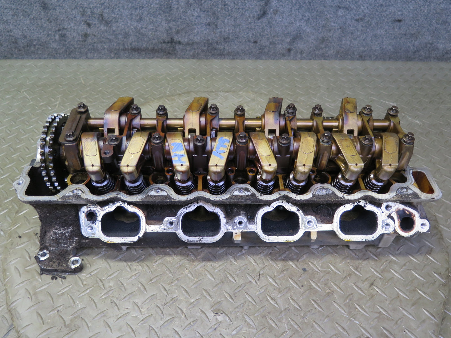 99-02 Mercedes R129 SL500 5.0L 113.961 Engine Right Cylinder Head w Camshaft OEM