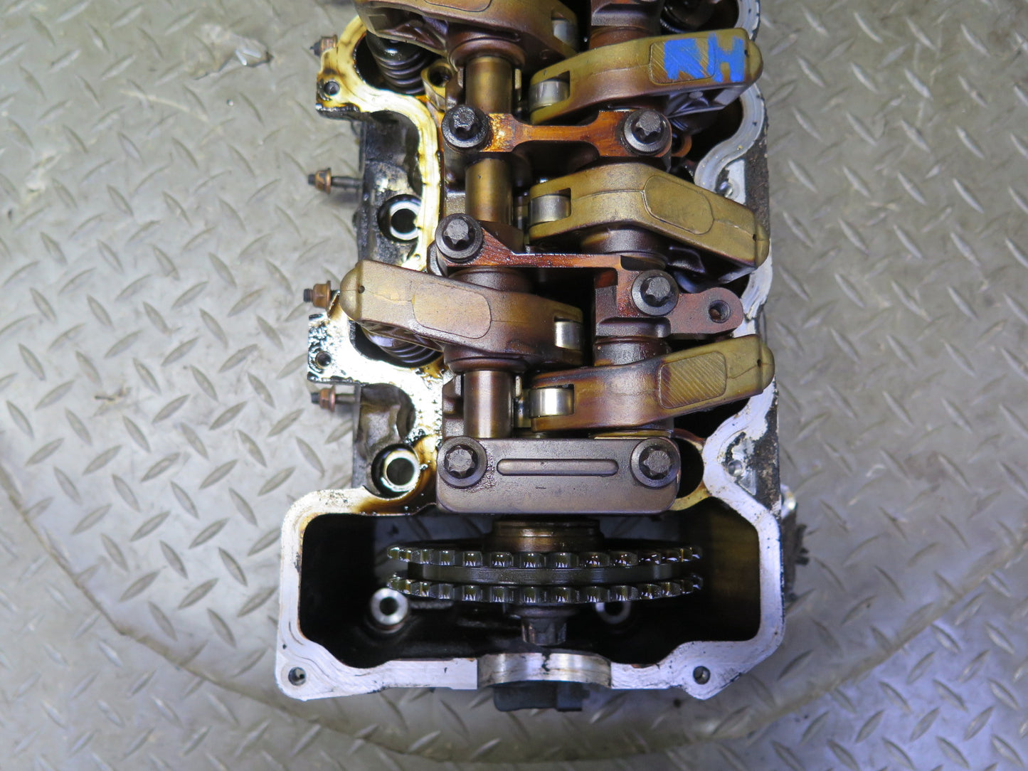 99-02 Mercedes R129 SL500 5.0L 113.961 Engine Right Cylinder Head w Camshaft OEM