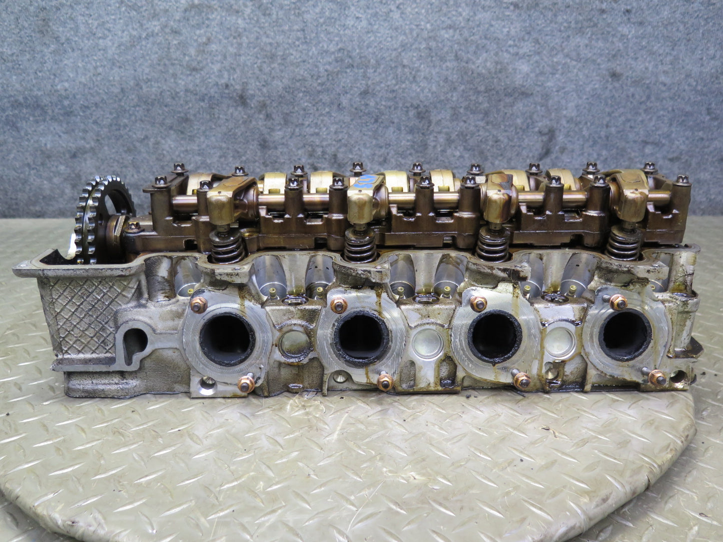 99-02 Mercedes R129 SL500 5.0L 113.961 Engine Left Cylinder Head w Camshaft OEM