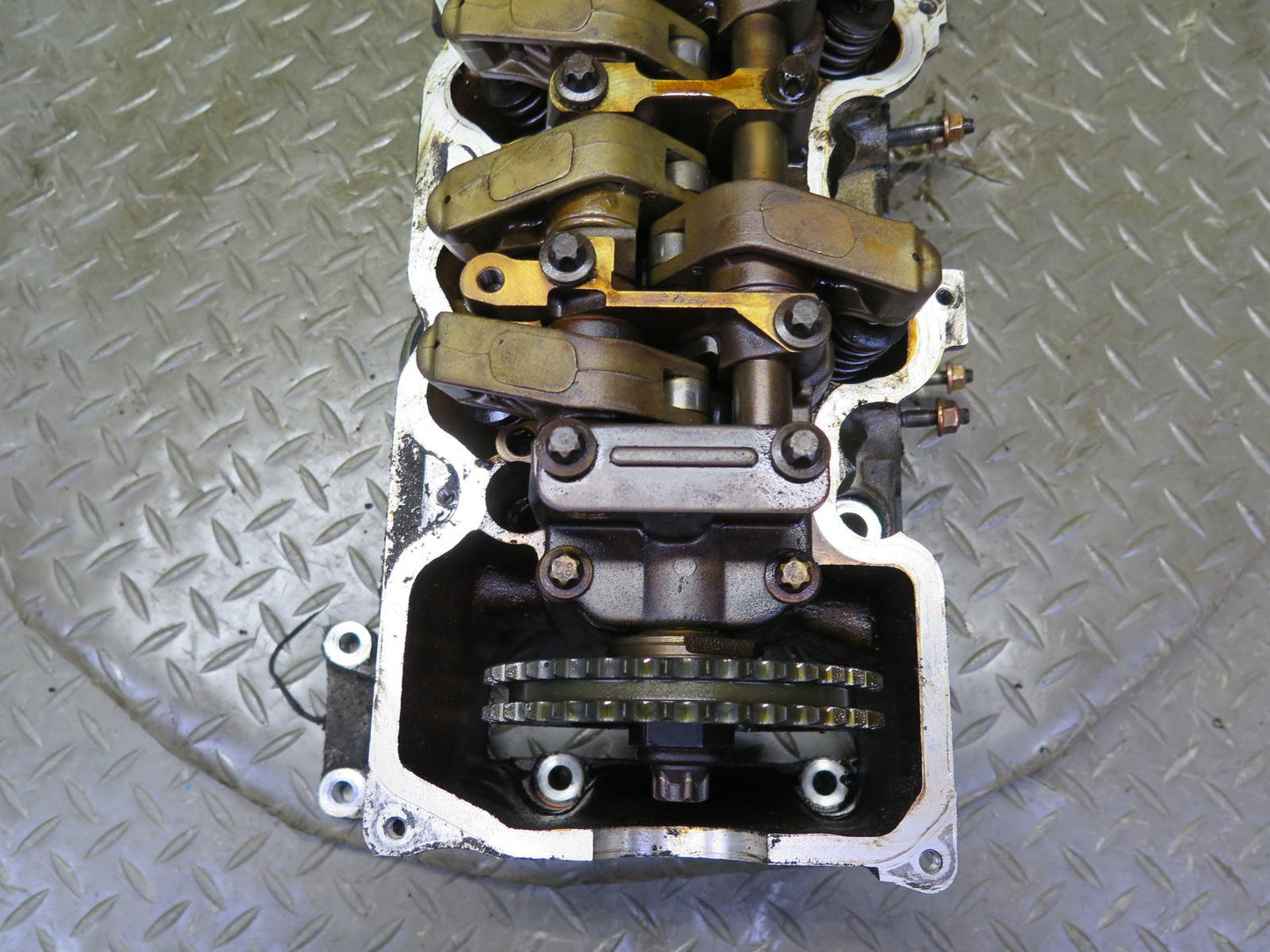 99-02 Mercedes R129 SL500 5.0L 113.961 Engine Left Cylinder Head w Camshaft OEM