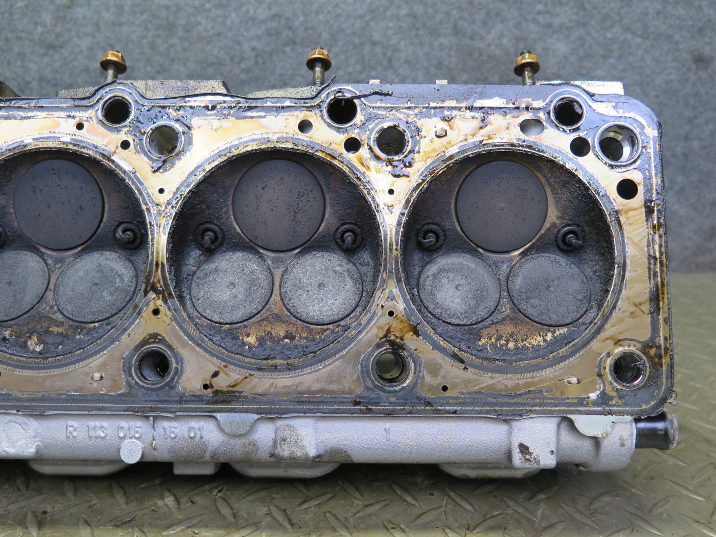 99-02 Mercedes R129 SL500 5.0L 113.961 Engine Left Cylinder Head w Camshaft OEM