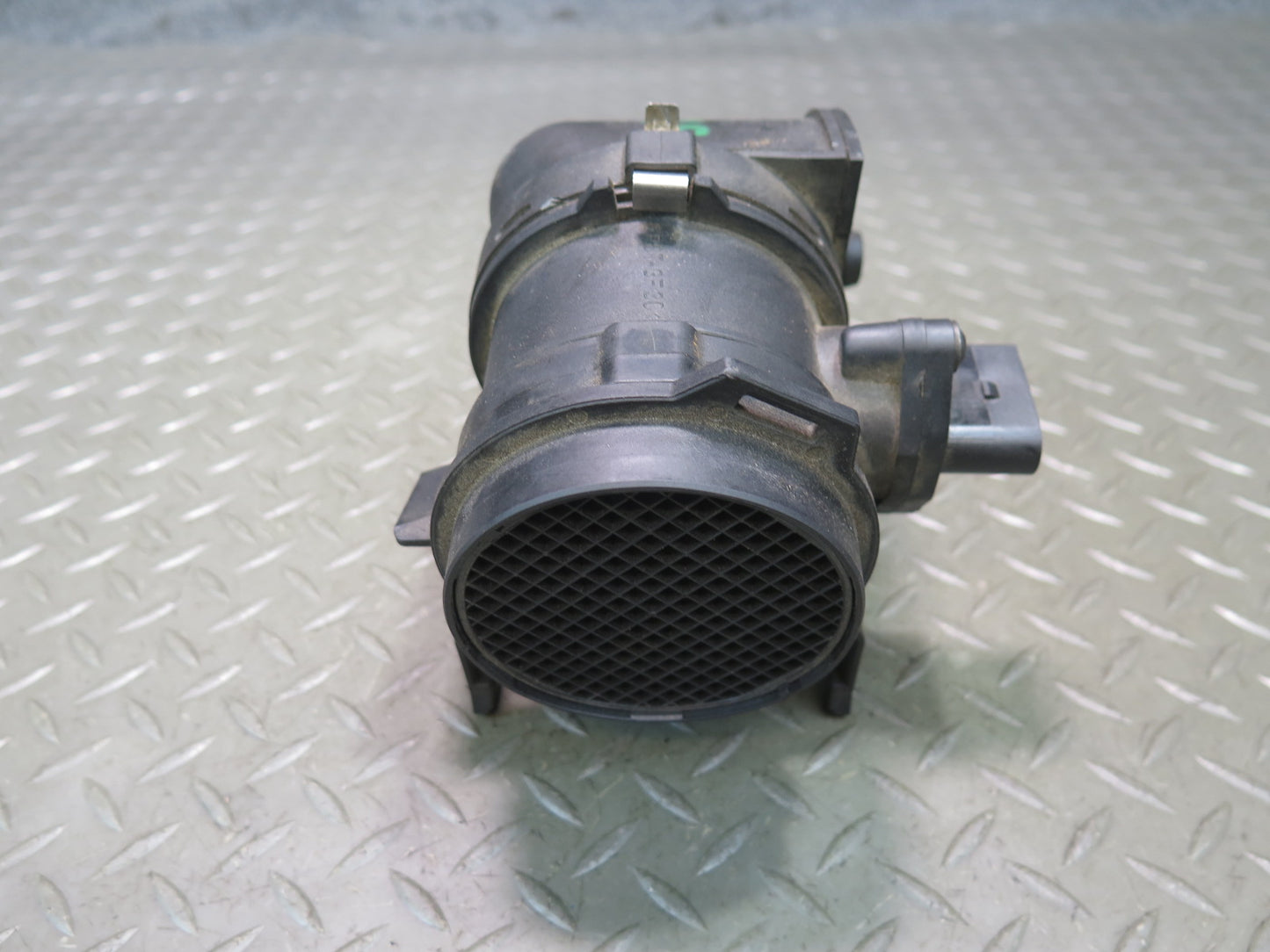 99-02 Mercedes R129 SL500 Mass Air Flow Meter MAF Sensor w Intake Pipe OEM